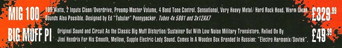 Sovtek 1994 Victor Morris Poster